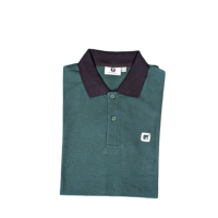 Green polo shirt