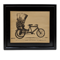 Wooden Frame Rikshaw